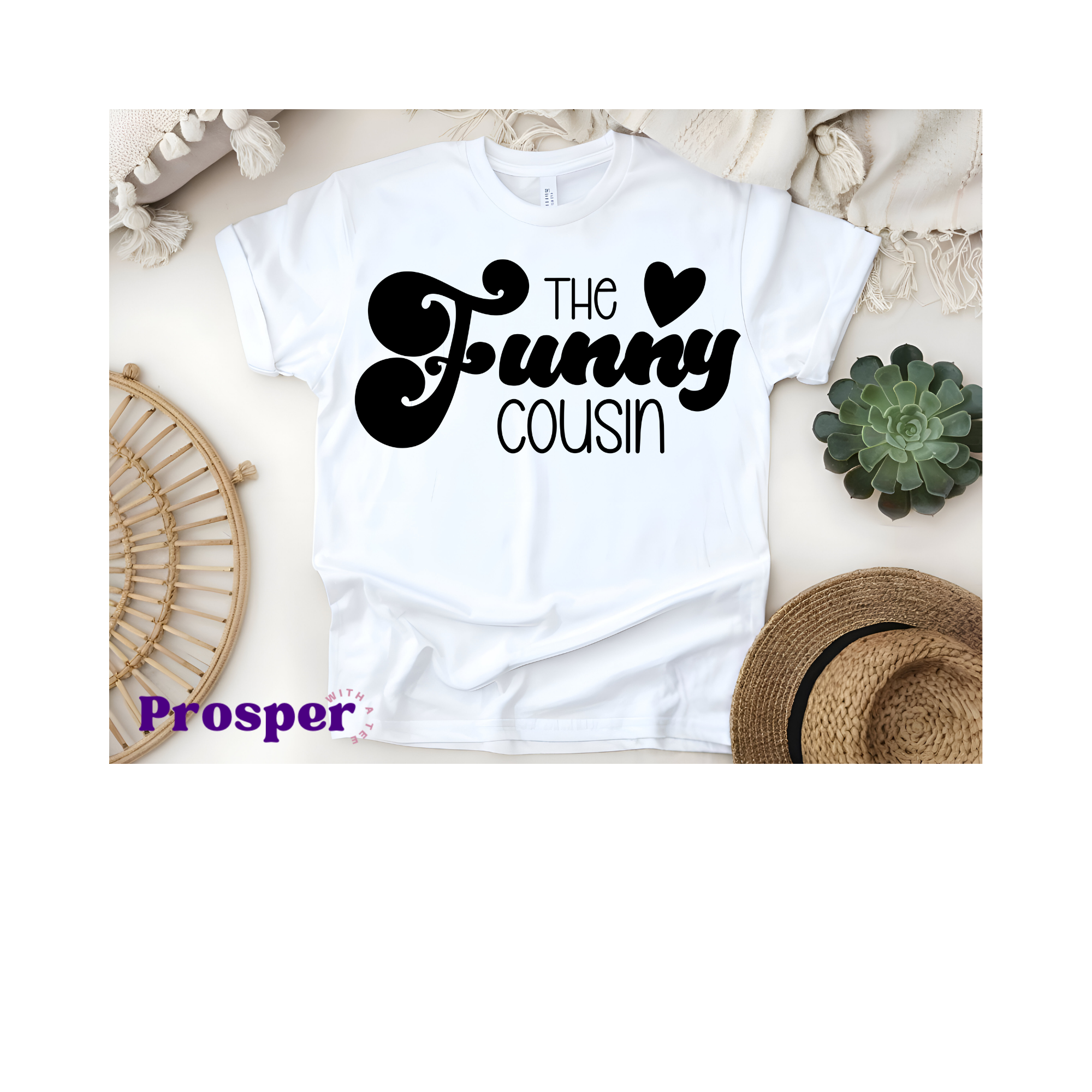 Cousins crew T-shirt
